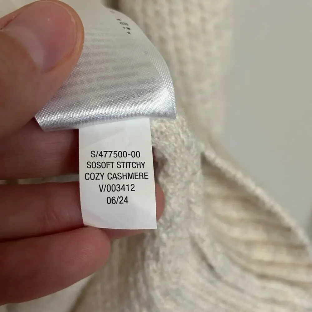 NWT Old Navy SoSoft Crew-Neck Tunic Sweater in Off White / Cream - Size 4X